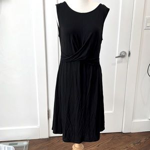 NWT Envie de Fraise black maternity dress, size 6/8